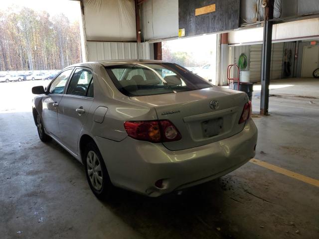 Photo 3 from auction – 2009 TOYOTA COROLLA BA with VIN JTDBL40E79J013869
