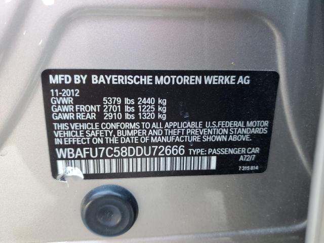 Photo 10 from auction – 2013 BMW 535 XI with VIN WBAFU7C58DDU72666