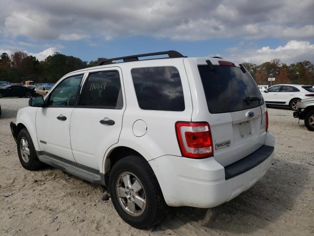 Photo 3 from auction – 2008 FORD ESCAPE XLT with VIN 1FMCU03Z98KA12090