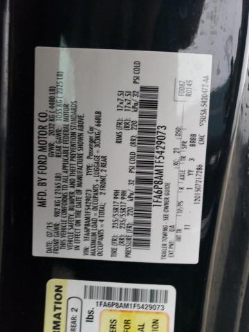 Photo 10 from auction – 2015 FORD MUSTANG with VIN 1FA6P8AM1F5429073