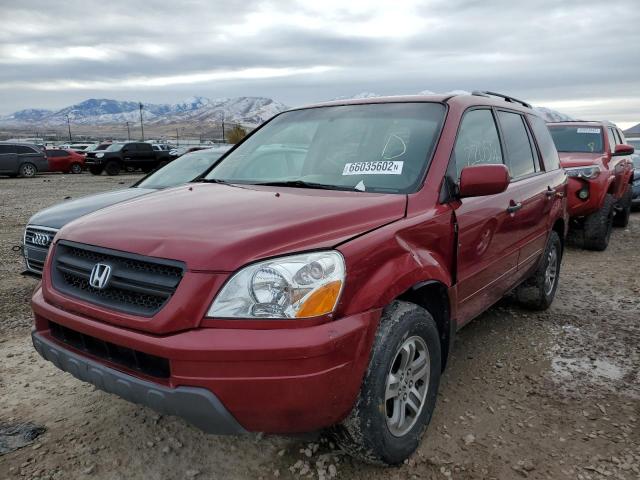 Photo 2 from auction – 2005 HONDA PILOT EX with VIN 5FNYF18425B063916