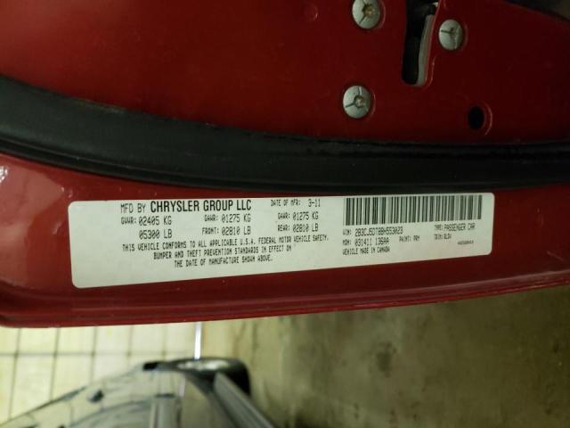 Photo 10 from auction – 2011 DODGE CHALLENGER with VIN 2B3CJ5DT8BH553023