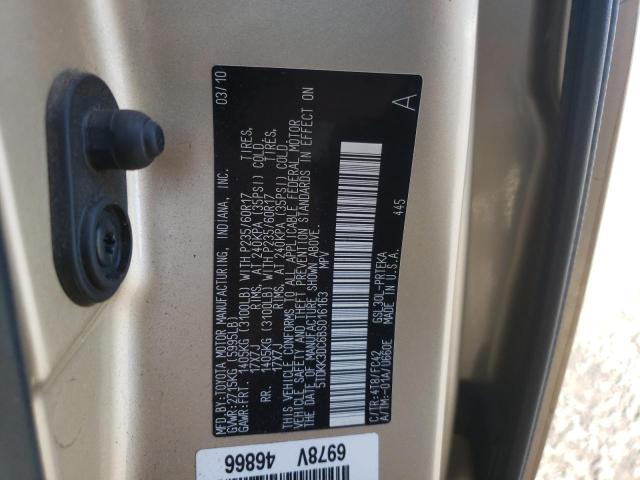 Photo 10 from auction – 2011 TOYOTA SIENNA LE with VIN 5TDKK3DC6BS016163