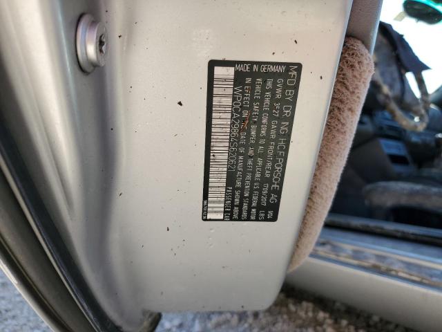 Photo 10 from auction – 2004 PORSCHE BOXSTER with VIN WP0CA29864S620621