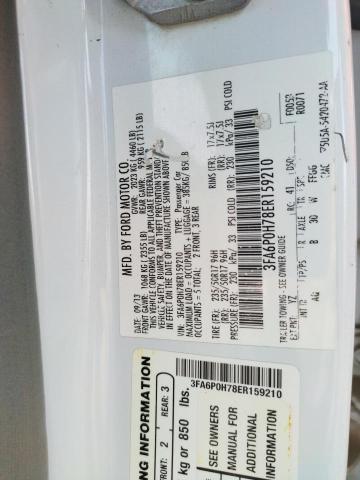 Photo 10 from auction – 2014 FORD FUSION SE with VIN 3FA6P0H78ER159210