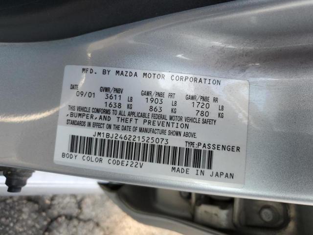 Photo 10 from auction – 2002 MAZDA PROTEGE PR with VIN JM1BJ246221525073