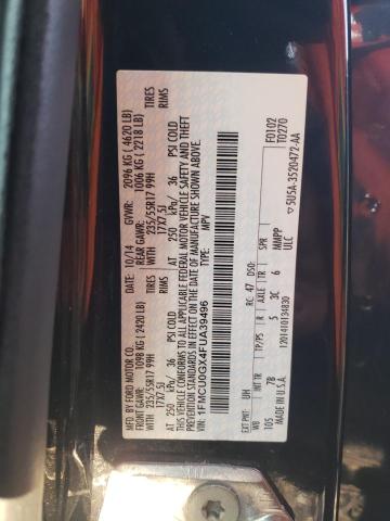 Photo 10 from auction – 2015 FORD ESCAPE SE with VIN 1FMCU0GX4FUA39496