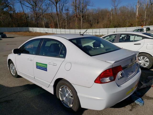 Photo 3 from auction – 2010 HONDA CIVIC HYBR with VIN JHMFA3F23AS007403