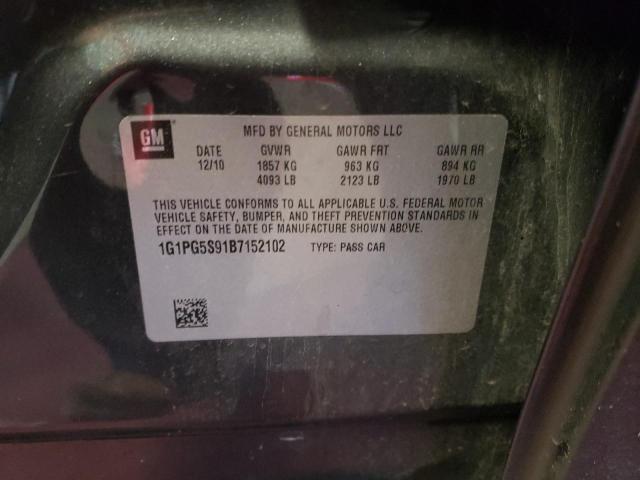 Photo 10 from auction – 2011 CHEVROLET CRUZE LT with VIN 1G1PG5S91B7152102