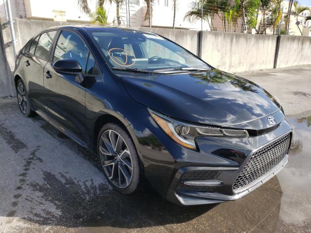 TOYOTA COROLLA LE 2021 with VIN 5YFEPMAE5MP199593 - Photo from auction