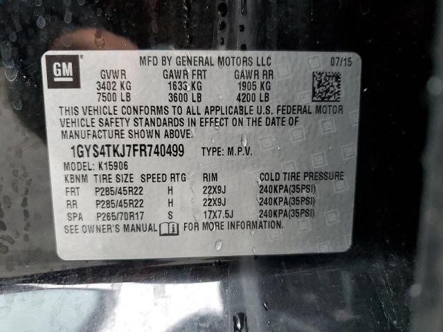 Photo 10 from auction – 2015 CADILLAC ESCALADE E with VIN 1GYS4TKJ7FR740499