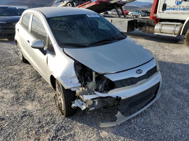 KIA RIO LX 2014 with VIN KNADM5A31E6338147 - Photo from auction