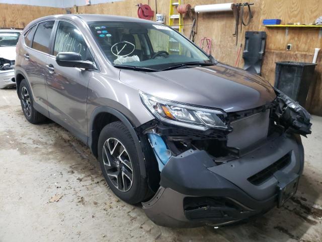 HONDA CR-V SE 2016 with VIN 5J6RM4H4XGL111877 - Photo from auction