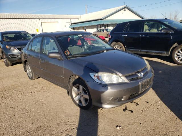 HONDA CIVIC EX 2004 with VIN 2HGES26794H622289 - Photo from auction