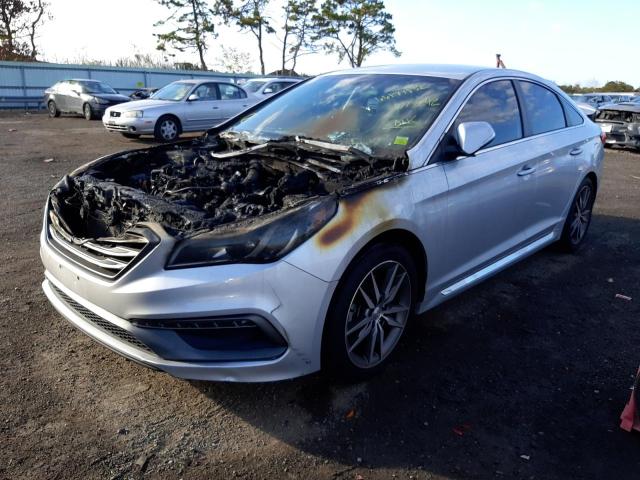 Photo 2 from auction – 2017 HYUNDAI SONATA SPO with VIN 5NPE34AB9HH577242