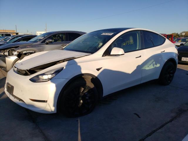 TESLA MODEL Y 2022 with VIN 7SAYGDEE4NF387349 - Photo from auction