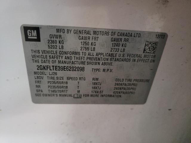 Photo 10 from auction – 2014 GMC TERRAIN SL with VIN 2GKFLTE39E6202098