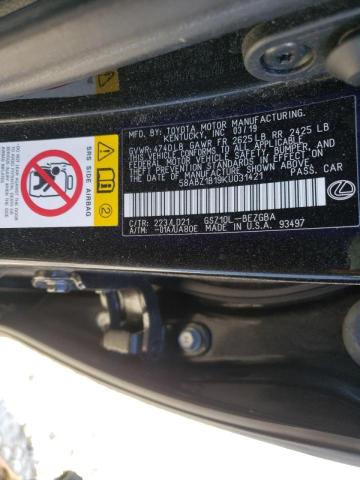 Photo 10 from auction – 2019 LEXUS ES 350 with VIN 58ABZ1B19KU031421