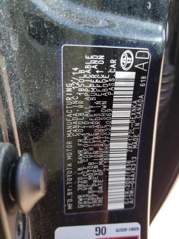 Photo 10 from auction – 2015 TOYOTA COROLLA L with VIN 2T1BURHE7FC330069