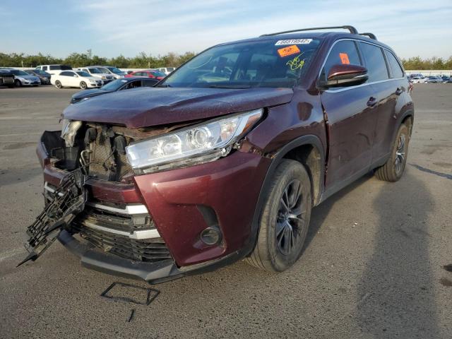 Photo 2 from auction – 2019 TOYOTA HIGHLANDER with VIN 5TDZZRFH8KS292446