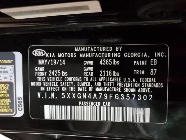 Photo 10 from auction – 2015 KIA OPTIMA EX with VIN 5XXGN4A79FG357302