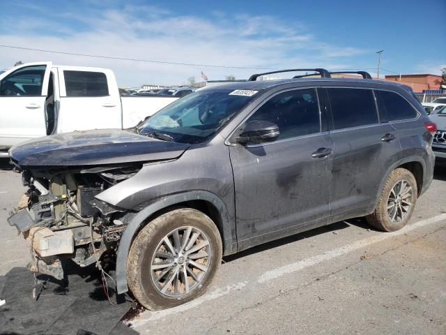 TOYOTA HIGHLANDER 2018 with VIN 5TDKZRFH2JS548242 - Photo from auction