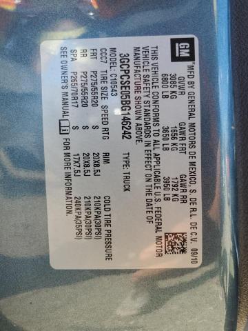 Photo 10 from auction – 2011 CHEVROLET SILVERADO with VIN 3GCPCSE05BG146242