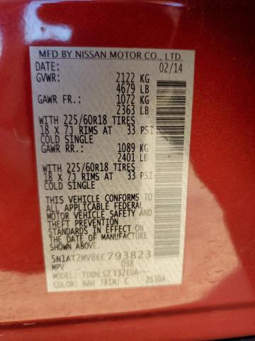 Photo 10 from auction – 2014 NISSAN ROGUE S with VIN 5N1AT2MV8EC793823