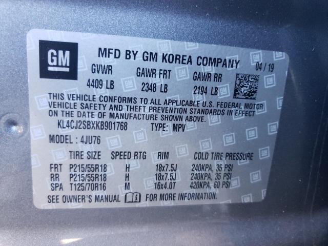 Photo 10 from auction – 2019 BUICK ENCORE SPO with VIN KL4CJ2SBXKB901768