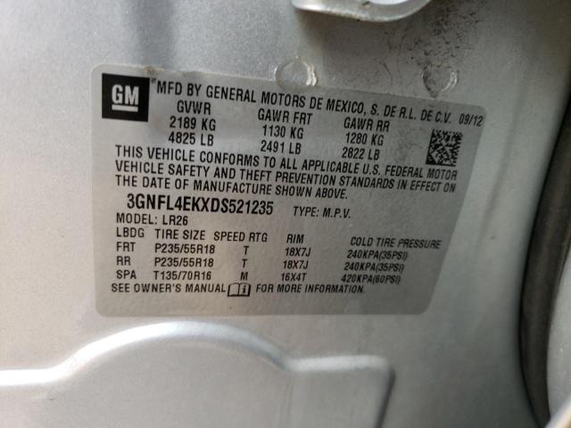 Photo 10 from auction – 2013 CHEVROLET CAPTIVA LT with VIN 3GNFL4EKXDS521235