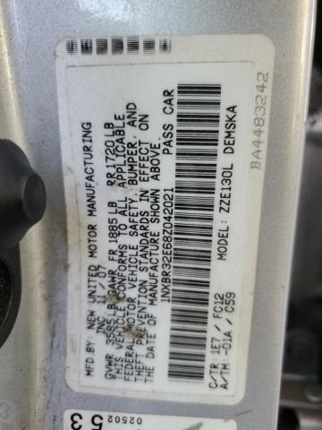 Photo 10 from auction – 2008 TOYOTA COROLLA CE with VIN 1NXBR32E68Z042021