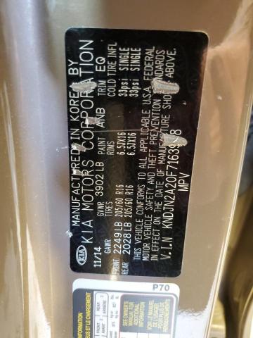 Photo 10 from auction – 2015 KIA SOUL with VIN KNDJN2A20F7163958