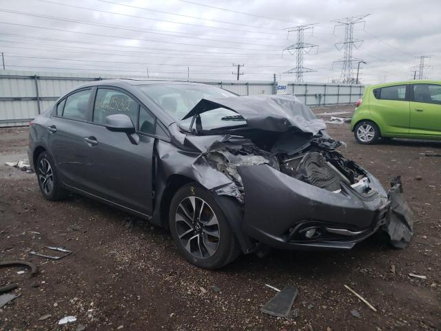 HONDA CIVIC EXL 2013 with VIN 19XFB2F91DE090584 - Photo from auction