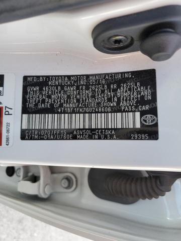Photo 10 from auction – 2016 TOYOTA CAMRY LE with VIN 4T1BF1FK7GU248606