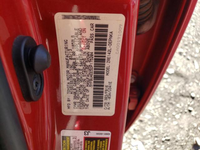 Photo 10 from auction – 2013 TOYOTA COROLA with VIN 5YFBU4EE5DP175204