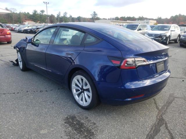 Photo 3 from auction – 2022 TESLA MODEL 3 with VIN 5YJ3E1EB3NF287647