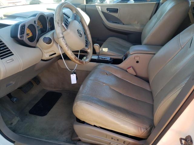 Photo 7 from auction – 2005 NISSAN MURANO SL with VIN JN8AZ08TX5W312957