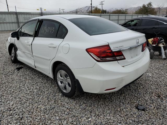 Photo 3 from auction – 2014 HONDA CIVIC LX with VIN 19XFB2F50EE071698