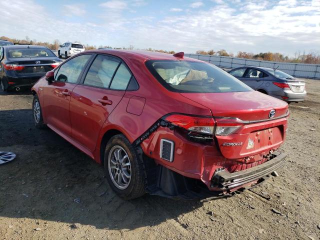 Photo 3 from auction – 2020 TOYOTA COROLLA LE with VIN JTDEBRBE2LJ024294