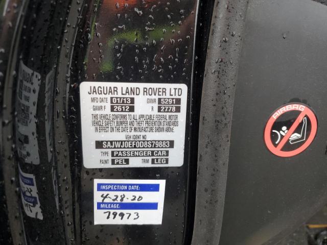 Photo 10 from auction – 2013 JAGUAR XF with VIN SAJWJ0EF0D8S79883