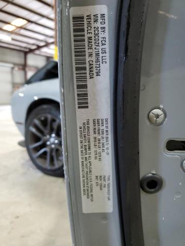Photo 10 from auction – 2021 DODGE CHALLENGER with VIN 2C3CDZFJ1MH673794