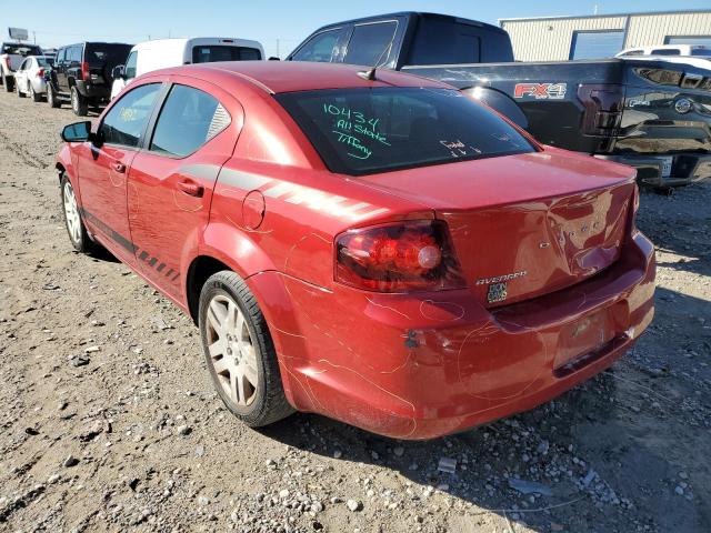 Photo 3 from auction – 2012 DODGE AVENGER SE with VIN 1C3CDZAB4CN213955