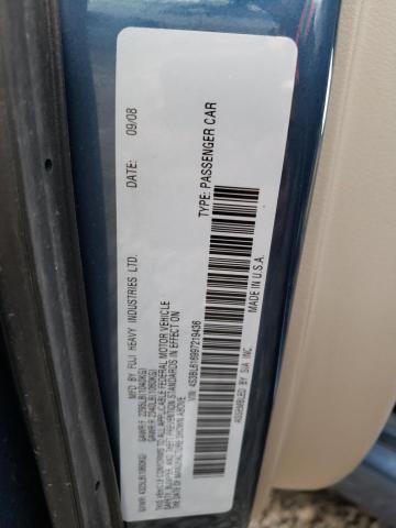 Photo 10 from auction – 2009 SUBARU LEGACY 2.5 with VIN 4S3BL616997219436