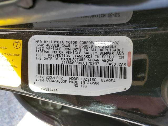 Photo 10 from auction – 2002 LEXUS GS 300 with VIN JT8BD69SX20170937