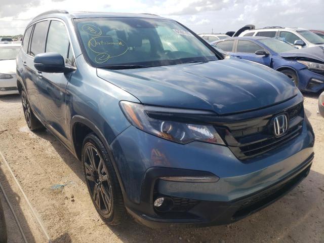 HONDA PILOT SE 2021 with VIN 5FNYF5H25MB011409 - Photo from auction
