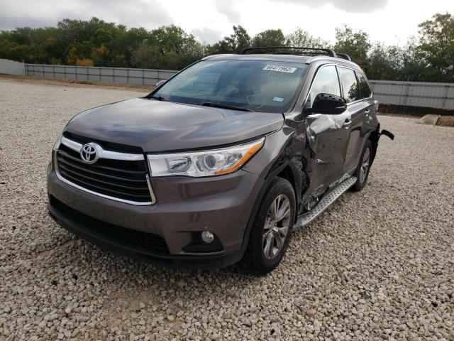 Photo 2 from auction – 2015 TOYOTA HIGHLANDER with VIN 5TDKKRFH4FS108504
