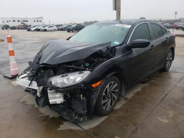 HONDA CIVIC EX 2018 with VIN 19XFC2F73JE019023 - Photo from auction