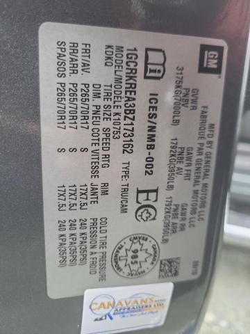 Photo 10 from auction – 2011 CHEVROLET SILVERADO with VIN 1GCRKREA3BZ173162