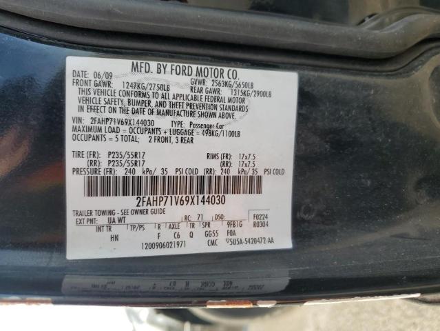 Photo 10 from auction – 2009 FORD CROWN VICT with VIN 2FAHP71V69X144030