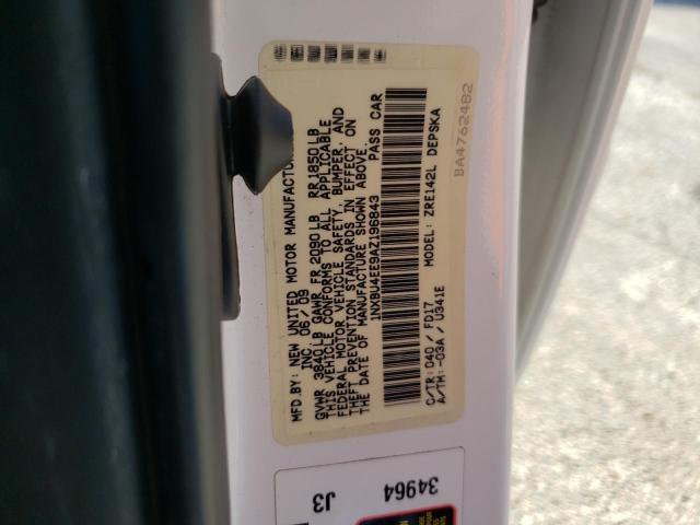 Photo 10 from auction – 2010 TOYOTA COROLLA BA with VIN 1NXBU4EE9AZ196843